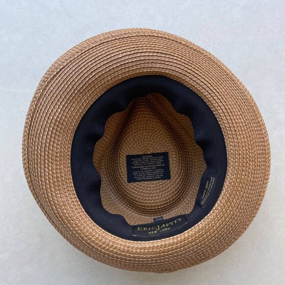 Eric Javits Squishee Packable Classic Fedora Straw Hat - Picture 5 of 7